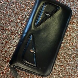Fendi Black Sleek Monster Design wallet